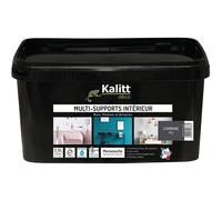 Peinture - KALITT - Multi supports mat carbone 2.5l - Noir - Intérieur - Mat - Acrylique