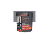 Peinture laque Brillante pour le fer antirouille 2,5 L - Gris argent - ADD111396 - Addict