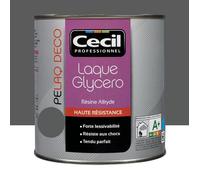 Peinture laque CÉCIL PELAQ DECO Brillant Gris ardoise 0,5 L