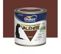 Peinture laque glycéro satin marron ton bois valenite 0.5l DULUX VALENTINE