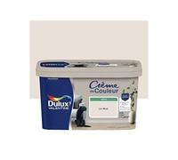 Peinture lin brut pour mur et boiserie Crème de couleur satiné 2.5 l