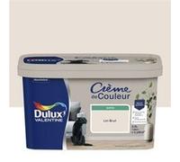 Peinture lin brut pour mur et boiserie Crème de couleur satiné 2.5 l G
