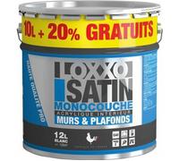 Peinture - LOXXO - Monocouche - Blanc - Satiné - 12 L