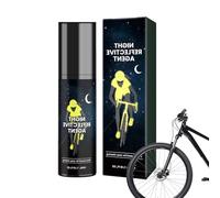Peinture lumineuse: Spray réfléchissant, revêtement radiant, finition à séchage rapide | Peinture néon brillante pour vêtements, vélos, skateboards, tissu en bois, art de Segurid