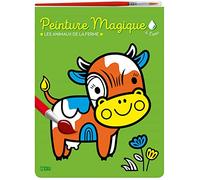Peinture magique à l'eau : Les animaux de la ferme. Avec un pinceau - Dès 3 ans