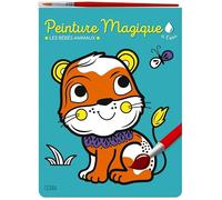Peinture magique à l'eau : Les bébés animaux, avec un pinceau - Dès 3 ans