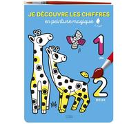 Peinture magique les chiffres - Camille Tisserand - Lito - cartonné - Document jeunesse