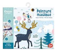 Auzou Pochette d'artiste « Ma pochette d'artiste » – Peinture magique Magie de l'hiver