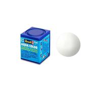 Peinture maquette - REVELL - Aqua Blanc Brillant - Blanc - 27 g - Finition brillante