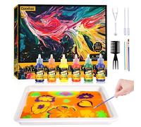 Peinture marbrée à l'eau pour enfants - Arts et artisanat pour filles et garçons Kits d'artisanat Cadeaux idéaux pour les enfants de 6 ans et plus 8-12 ans