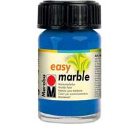 Peinture marbrée Marabu "Easy Marble" bleu azur 15 ml verre