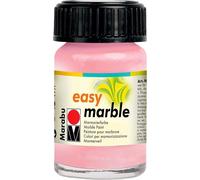 Peinture marbrée Marabu "Easy Marble" rose 15 ml en pot