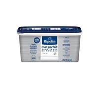 Ripolin Peinture Mat Parfait pour murs et plafonds - Blanc mat - 2,5 L