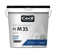 Peinture mate CÉCIL PE M35 Blanc 15L 15 L