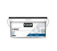 Peinture mate CÉCIL PE M35 Blanc 2,5 L
