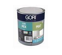 Peinture mate - GORI - MIX - Blanc - 1 L - Acrylique