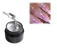 Peinture métallique Gel Vernis À Ongles, Chrome Or Argent Rose Or Miroir Effet, Super Lumineux Dessin Ligne Français Vernis À Ongles