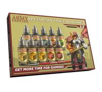Peinture Métallique - THE ARMY PAINTER - 10 Couleurs - Résine - Pigments Métalliques