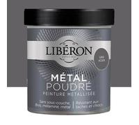 Peinture métallisée Libéron Métal Poudré Gris Acier 0,5 L