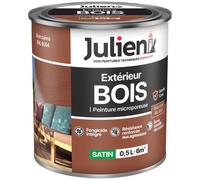Peinture microporeuse 0,5 L Extérieur Bois Satin - Brun Cuivre RAL8004