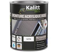 Peinture microporeuse 500 ml Extérieur Bois Satin - Rouge Basque