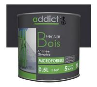 ADDICT PEINTURE BOIS 0.5 L gris anthracite