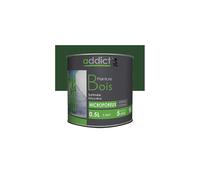 Peinture microporeuse Satinée pour le bois 0,5 L - Vert irlandais - ADD111307 - Addict