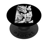 Peinture Miniature Fantaisie Dragon drôle RPG Mini Peintre PopSockets PopGrip Adhésif