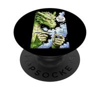 Peinture Miniature Fantaisie Dragon drôle RPG Mini Peintre PopSockets PopGrip Adhésif