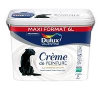Peinture monocouche - DULUX VALENTINE - 6 L - Blanc satin - Acrylique - Intérieur