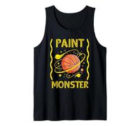 Peinture Monster Basketball Art - Style Contemporain déformé Débardeur
