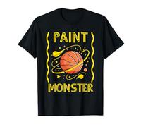 Peinture Monster Basketball Art - Style Contemporain déformé T-Shirt