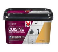Peinture Multi-Matériaux Cuisine V33 Déco LAB Moutarde Satin 2 L