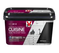 Peinture Multi-Matériaux Cuisine V33 Déco LAB Noir Quartz Satin 2 L