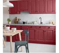 Peinture Multi-Matériaux Cuisine V33 Déco LAB Rouge Cerise Satin 0,75 L