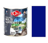 Peinture multi supports bois fer alu galva zinc pvc métaux Bleu vif 2.5L OXI direct sans sous couche