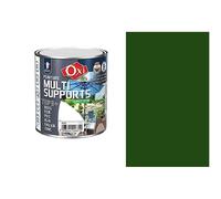 Peinture multi supports bois fer alu galva zinc pvc métaux Vert jardin 0.5L OXI direct sans sous couche