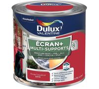 Peinture multi-supports extérieure - DULUX VALENTINE - Ecran Multi-Supports - Satin - Rouge Coquelicot - 0,25 L