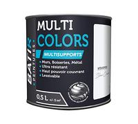 Peinture multi-supports satin soyeux Batir - Blanc craie - 0,5 l