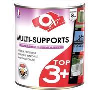 PEINTURE MULTI SUPPORTS - TOP 3+ VERT DE GRIS RAL 6021 2.5L