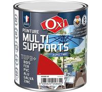Peinture multi supports TOP3+ mat 0.5 L - rouge vif