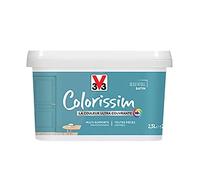 Peinture Multi-supports V33 Colorissim Satin Bleu atoll 2,5 L