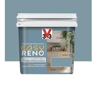 Peinture Multi-Supports V33 Easy Réno Bleu Grisé 0 75 L