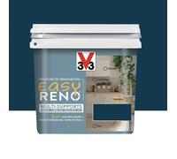 Peinture Multi-Supports V33 Easy Réno Bleu turquin 0 75 L