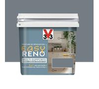 Peinture Multi-Supports V33 Easy Réno Gris galet 0,75 L
