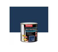 Peinture multimatériau extérieur SYNTILOR bleu nuit satiné 0.5 l