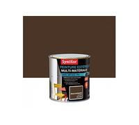Peinture multimatériau extérieur SYNTILOR brun normand satiné 0.5 l