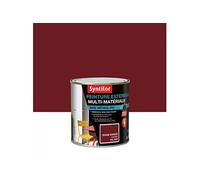 Peinture multimatériau extérieur rouge basque satiné 0.5 l