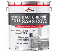Peinture mur antibactérienne lessivable Blanc 2.5 L