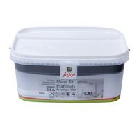 Peinture mur et plafond acrylique mat blanc 2,5L Jafep
